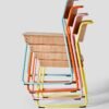 Color full high back knockdown chair - Image 4