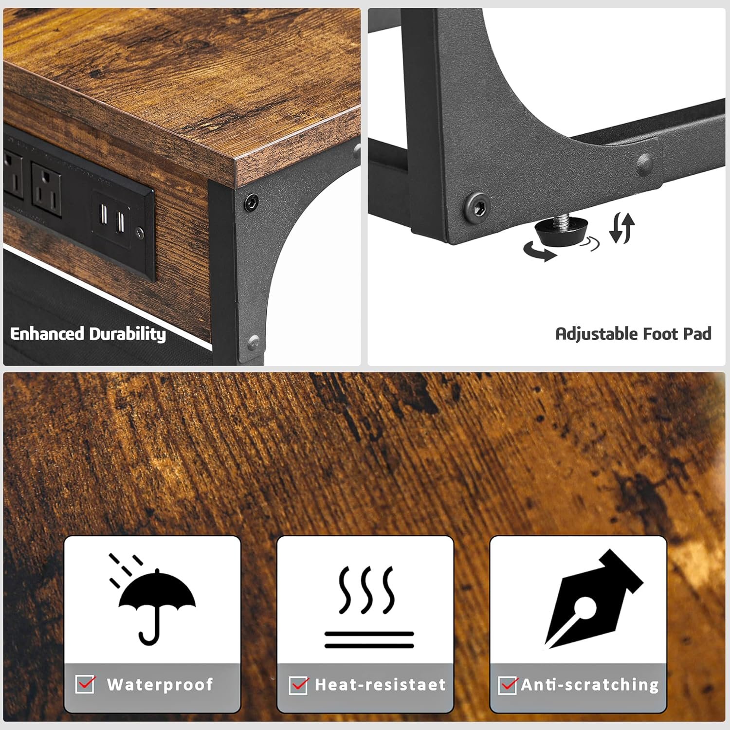 Smart Charge C Shaped Table - Image 8
