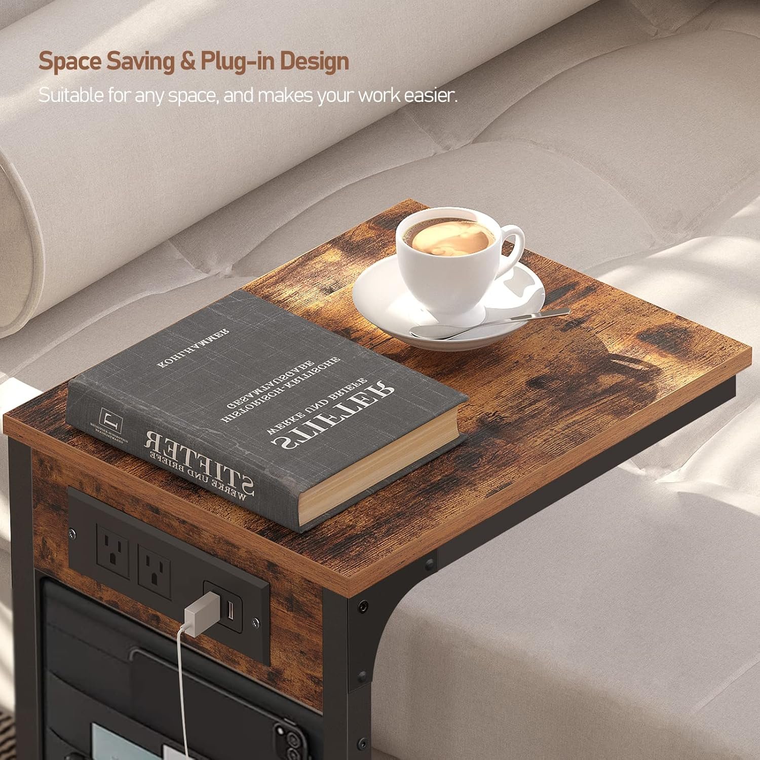 Smart Charge C Shaped Table - Image 4
