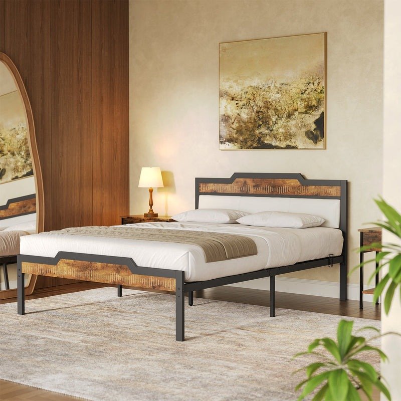 Modern Rustic Queen size Bed Frame - Image 4