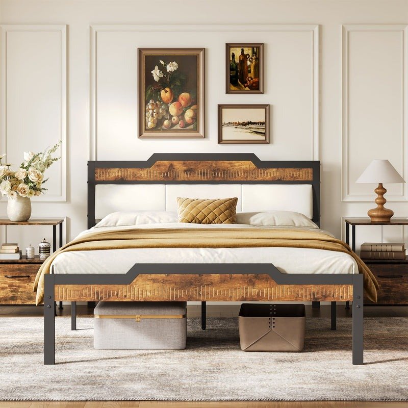 Modern Rustic Queen size Bed Frame