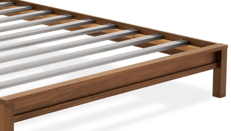 Solid Wood Queen Size Bed Frame with Modern Headboard – Premium Bedroom Furniture - Image 2